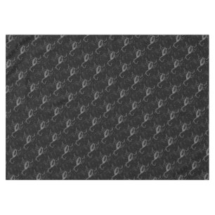 Scorpio Constellation Hevelius 1690 on Black Tablecloth