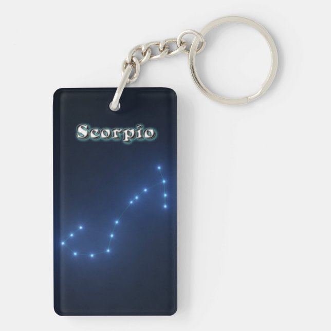 Scorpio constellation key ring (Back)