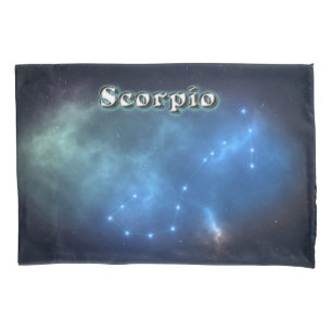 Scorpio constellation pillowcase