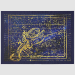 scorpio constellation tissue paper