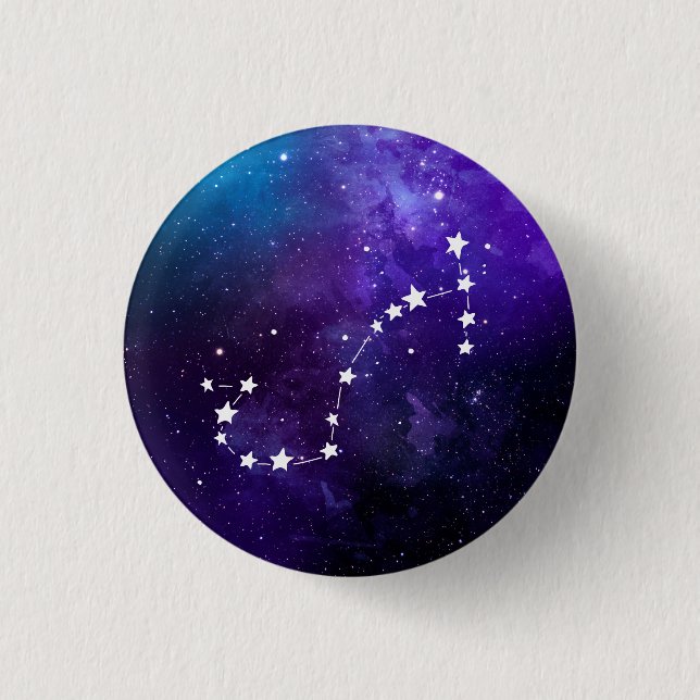 Scorpio Constellation Zodiac 3 Cm Round Badge (Front)