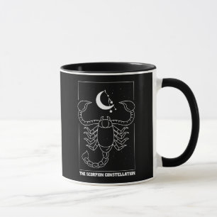 SCORPIO CONSTELLLATION ZODIAC SIGN MUG