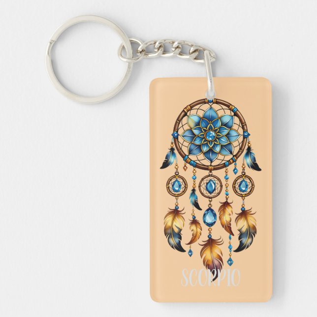 Scorpio Dreamcatcher Key Ring (Front)