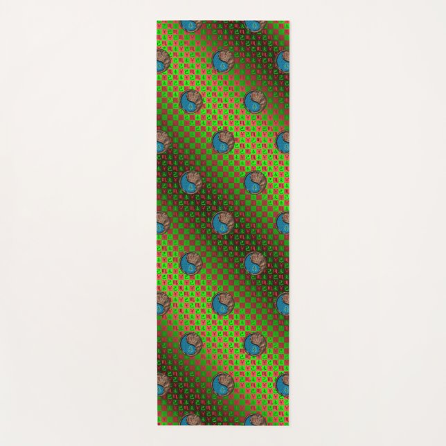 Scorpio & Earth Goat Yoga Mat (Front)