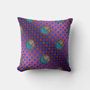 Scorpio & Earth Ox Cushion