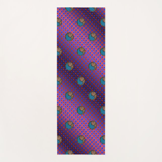 Scorpio & Earth Ox Yoga Mat (Front)