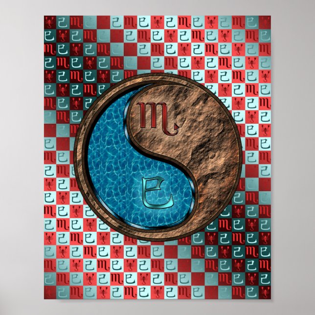 Scorpio & Earth Snake Poster (Front)