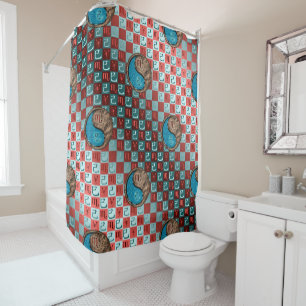 Scorpio & Earth Snake Shower Curtain