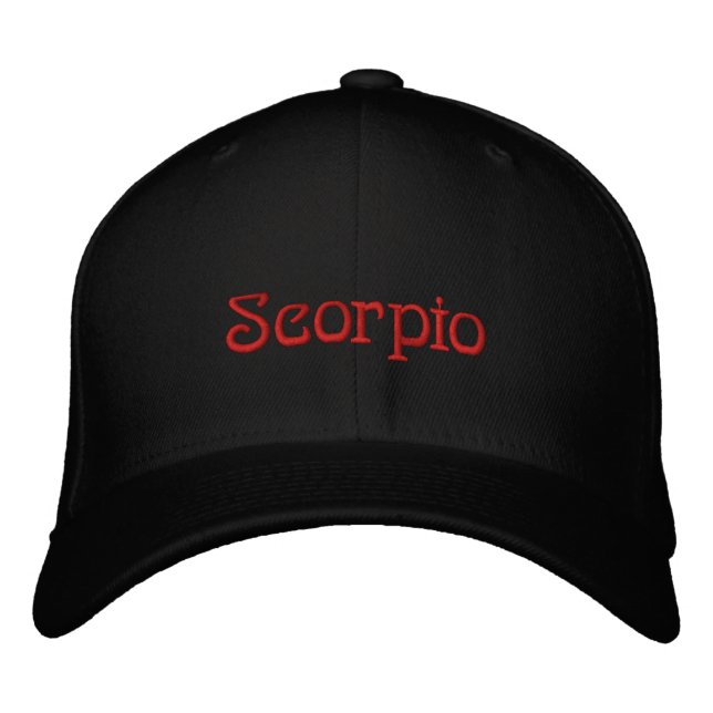 SCORPIO EMBROIDERED HAT (Front)