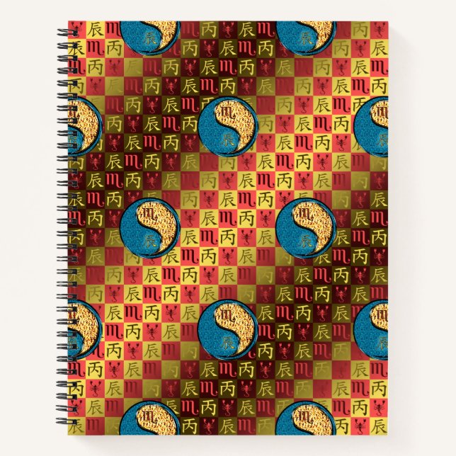 Scorpio & Fire Dragon Notebook (Front)