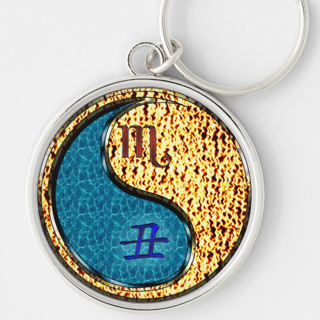 Scorpio & Fire Ox Key Ring (Front)