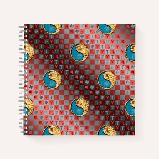 Scorpio & Fire Rabbit Notebook (Front)