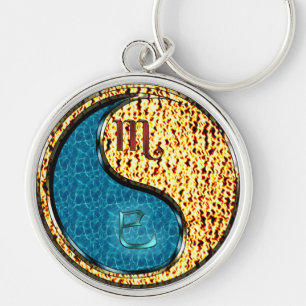 Scorpio & Fire Snake Key Ring