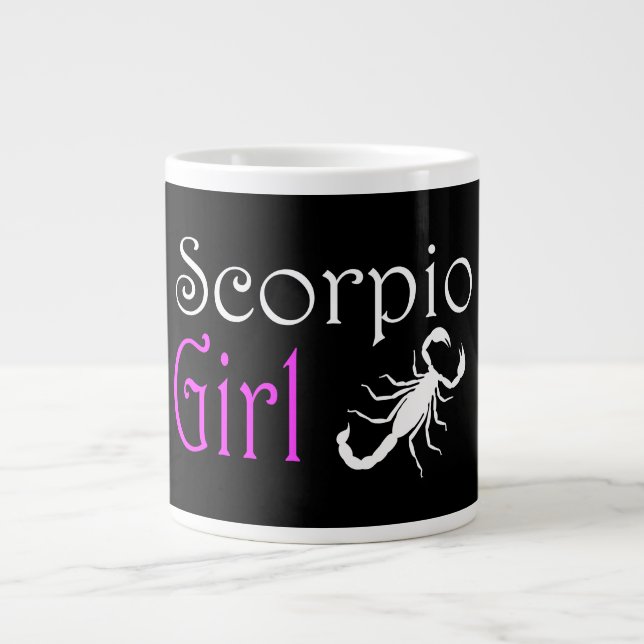 Scorpio girl large coffee mug (Front)