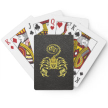 Scorpio Gold on Leather