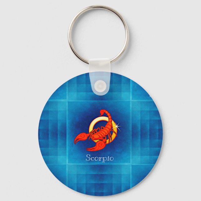 scorpio horoscope key ring (Front)