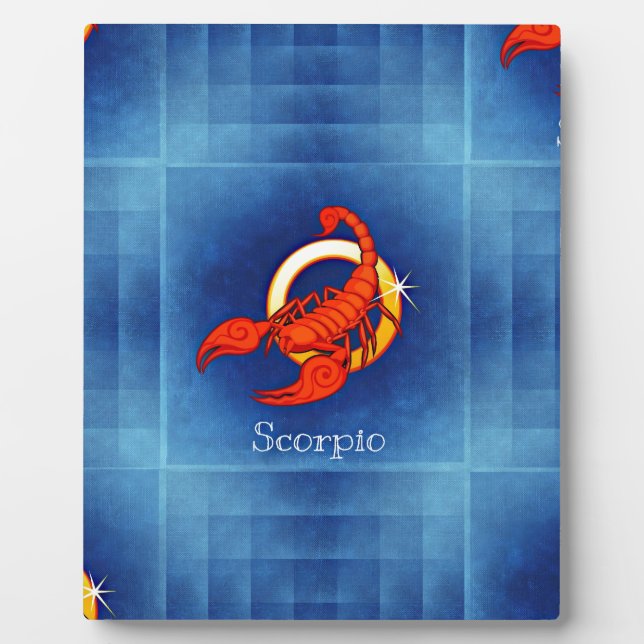 scorpio horoscope plaque (Front)