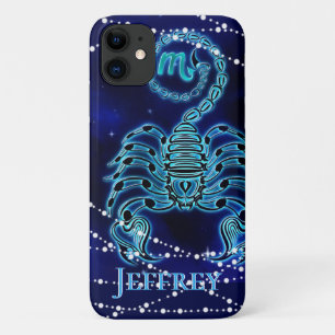 Scorpio in Dark Blue II Case-Mate iPhone Case