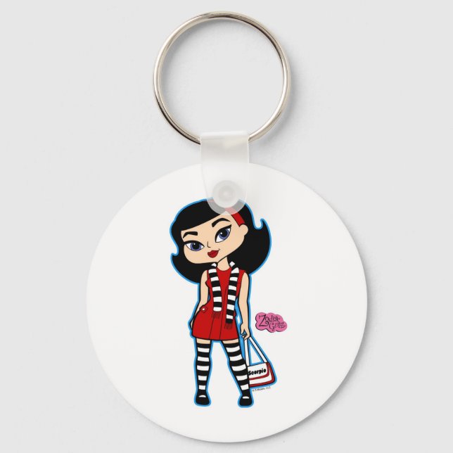 Scorpio Keychain (Front)