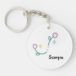 Scorpio Keychain