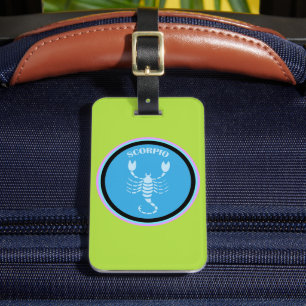 Scorpio Luggage Tag