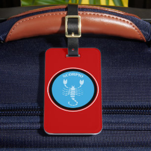 Scorpio Luggage Tag