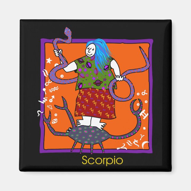 Scorpio Magnet (Front)