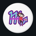 Scorpio Magnet<br><div class="desc">Show all of your cosmic friends your love for Zodiac Girls,  purchase this Scorpio magnet. Customise it to your style and colour of choice.</div>