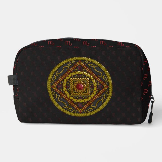 Scorpio Mandala Dopp Kit (Front)
