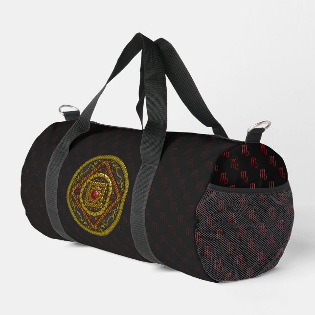 Scorpio Mandala  Duffle Bag (Right Corner)