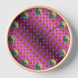 Scorpio & Metal Boar Clock