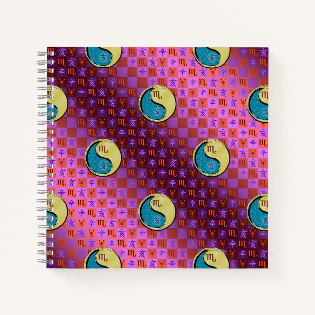 Scorpio & Metal Boar Notebook (Front)