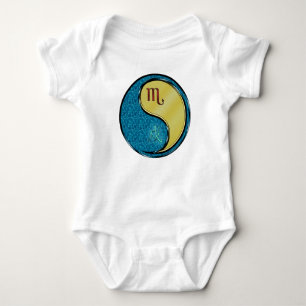 Scorpio & Metal Dog Baby Bodysuit