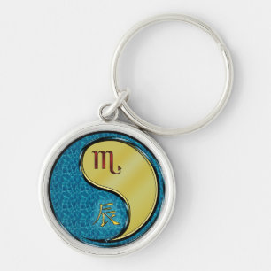 Scorpio & Metal Dragon Key Ring