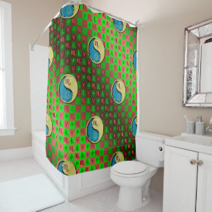 Scorpio & Metal Goat Shower Curtain