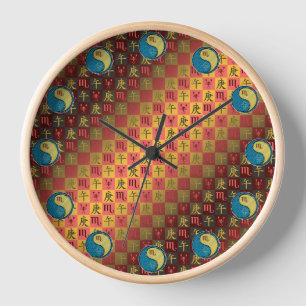 Scorpio & Metal Horse Clock