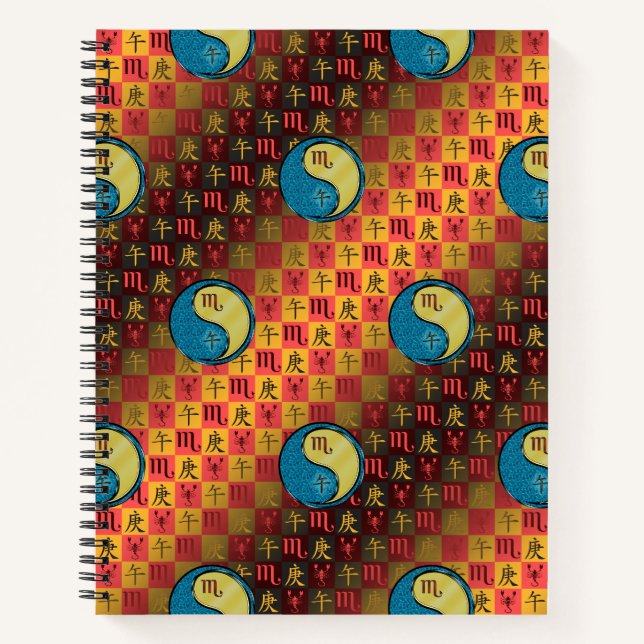Scorpio & Metal Horse Notebook (Front)
