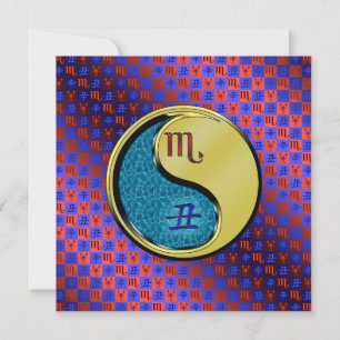 Scorpio & Metal Ox Card