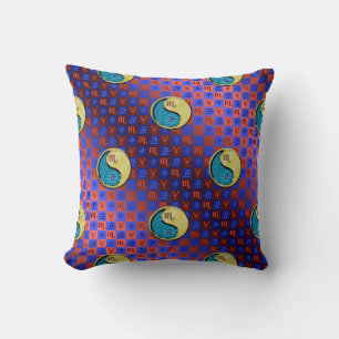 Scorpio & Metal Ox Cushion