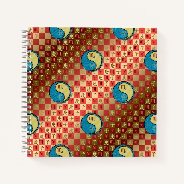 Scorpio & Metal Rat Notebook (Front)