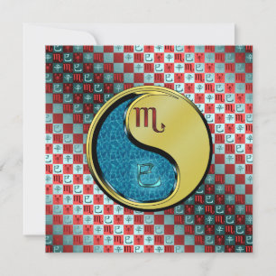 Scorpio & Metal Snake Card