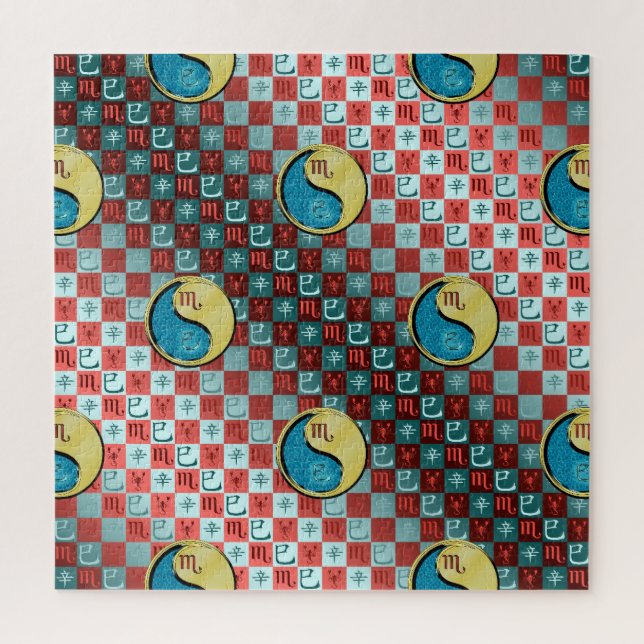 Scorpio & Metal Snake Jigsaw Puzzle (Vertical)