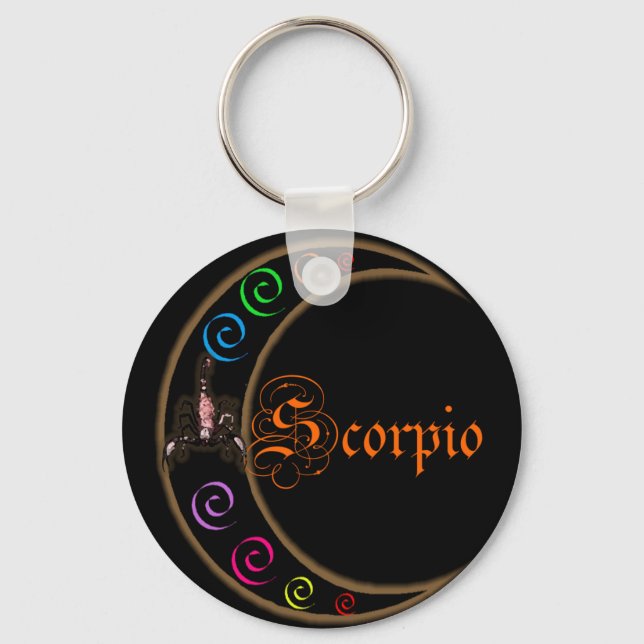 Scorpio Moons Key Ring (Front)