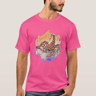 Scorpio Motif Poisonous Pets Terrarium Animals Sco T-Shirt
