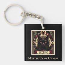 Scorpio Mystic Claw Charm Zodiac Keychain
