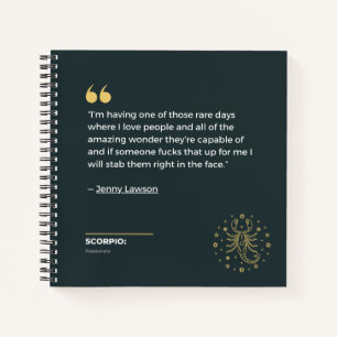 Scorpio notebook