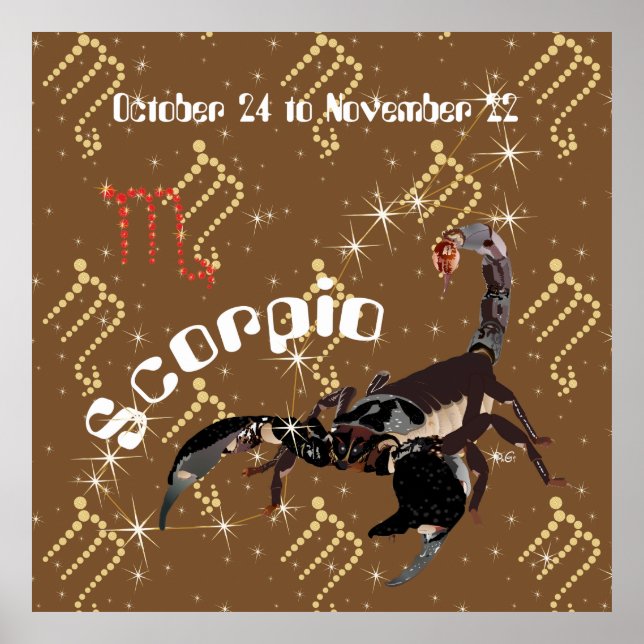 Scorpio October 24 to November 22 Poster (Front)
