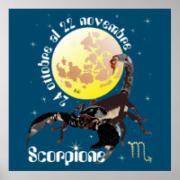Scorpio October 24 to November 22 Poster