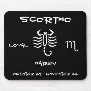 Scorpio Personalised Mouse Pad