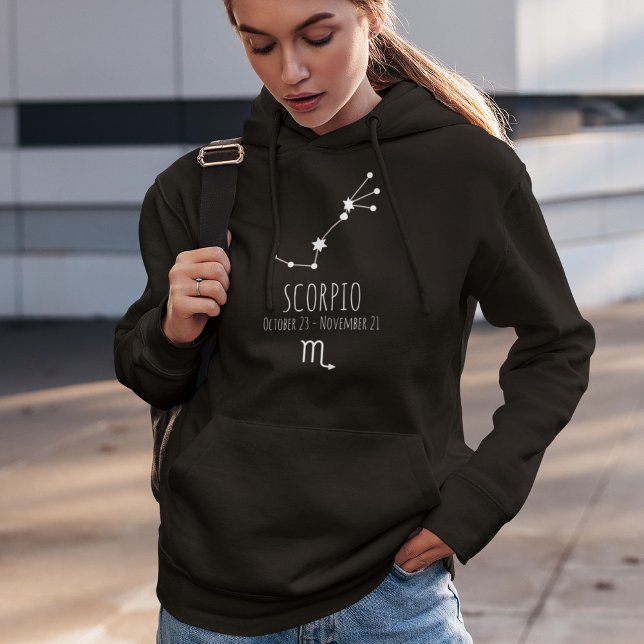 Scorpio | Personalised Zodiac Constellation Hoodie (Creator Uploaded)